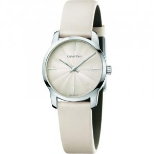 Đồng hồ Calvin Klein City Quartz Beige Dial Ladies Watch K2G231XH