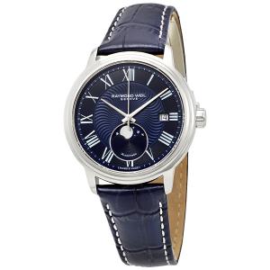 Đồng hồ Raymond Weil Maestro Automatic Moonphase Blue Dial Men's Watch 2239-STC-00509